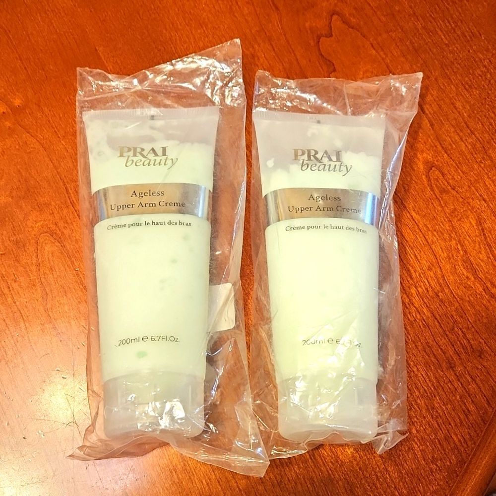 Prai Beauty Ageless Upper Arm Creme 200mL/6.7oz Set of 2 Bottles NWT